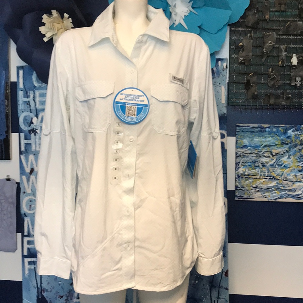 NWT Columbia women’s xl cooling shirt hiking